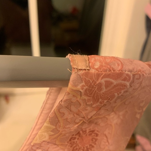 Vintage Vanessa Stevens Pink Floral Dress - Size 10 - Picture 13 of 14